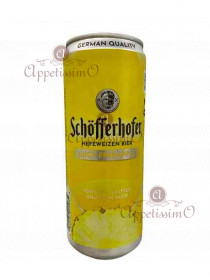 Суміш пива з соком Schofferhofer пшеничне ананас 0,33л з.б